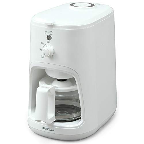 アイリスオーヤマ コーヒーメーカー 全自動 メッシュフィルター ホワイト WLIAC-A600-Wの通販は 9,576円