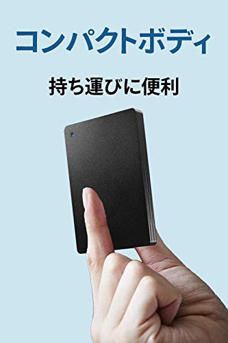 アイ・オー・データ ポータブルHDD 4TB USB 3.1 Gen1/バスパワー/PC