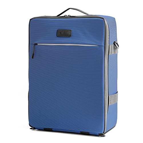 KANI カメラバッグ AC-077CB-T ブルー インナーボックス 容量20L ソフトクッション仕様 外寸：46×36×17cm 機内持込サイズ ベルトループ付 キャリーカート取付可能 ショルダーベルト付属 ナイロン製 812292の通販は