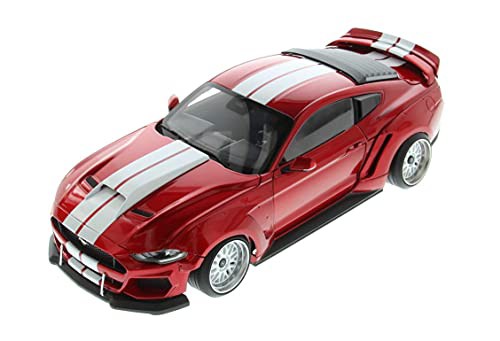 ダイキャストマスター 1/18スケール フォード マスタング 2019 ワイドボディキット (RHD) 右ハンドル仕様 完成品ダイキャストミニカー 61008の通販は