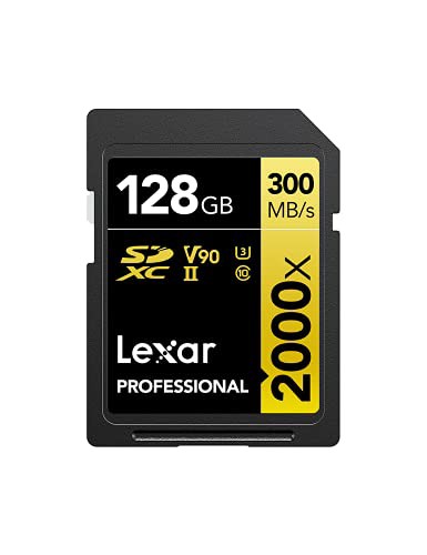 Lexar SDカード 128GB Professional 2000x SDXCカード - 最大読込300MB