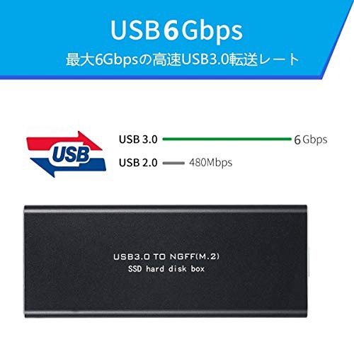 M.2 to USBエンクロージャ、ポータブルM.2 SSDリーダー、M2 SSD