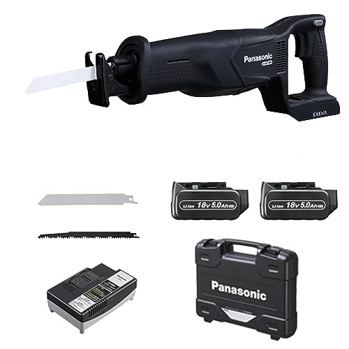Panasonic パナソニック 充電 レシプロソー EZ45A1LJ2G-H グレー 18V 5.0Ah セット品 電池2個・充電器付き EZ47A1X-B 充電レシプロソー 本体のみ 1台 Panasonic(パナソニック