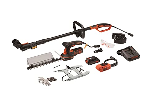 ブラックアンドデッカー(BLACK+DECKER) 5in1 ポールヘッジ 芝生バリカン ガーデニングツール ガーデン 農業 園芸用機器 18V 2.0Ah GPSH1820