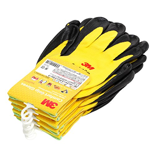 3M コンフォートグリップグローブ イエロー Lサイズ 5双パック GLOVE-YEL-L-5Pの通販は 5,400円