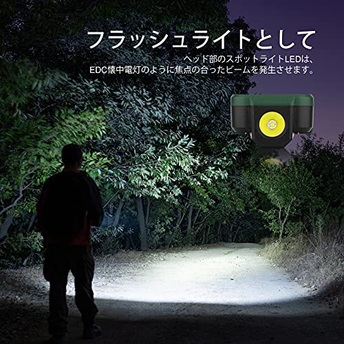 OLIGHT(オーライト) Swivel作業灯 LED作業灯 折り畳み式 懐中電灯 ワークライト usb充電式 ハンディライト 400ルーメン COBライト マグネット付き コードレス 180°回転 フック 蛍光灯 IPX4防水 5つの点の通販は