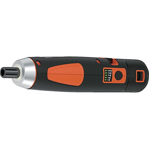 ブラックアンドデッカー(BLACK+DECKER) コードレス プッシュドライバー DIY 電動工具 締付工具 5段階調節 コンパクト LEDライト搭載 3.6V ビット 26種 キャリングケース 付き BD40K27の通販は 5,740円