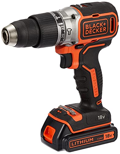 ブラックアンドデッカー 18V 振動 ドリルドライバー コードレス 穴あけ ネジ締め インパクトドライバー DIY BL188K2-JPの通販は
