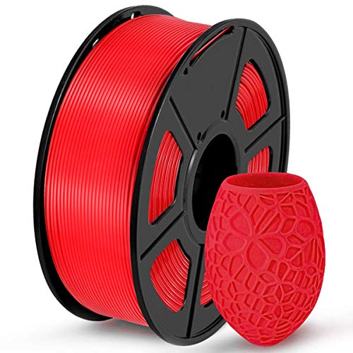 3D フィラメント PLA 1.75mm、 SUNLU 3Dプリンター & 3Dペン用 3D フィラメント PLA、 高尺寸精度、高密度、寸法精度 +/- 0.02mm、1KG 赤の通販は 4,500円