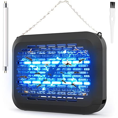 AUGYMER 電撃殺虫器 蚊取り器 捕虫器 コバエ取り機 電気蚊取り器 16W 省エネ 蚊取り 効果 薬剤不用 赤ちゃんやペットにも安心 電気ショック 蚊よけ 蚊取り 対策 グッズ 電気 室内 蛾 蚊 コバエ 台所/寝室/居間/オフィスの通販は 5,742円