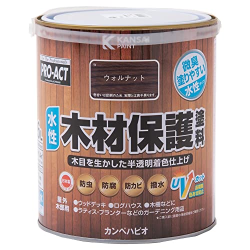 コーナン オリジナル PROACT 水性木材保護塗料 １．６Ｌ ウォルナット