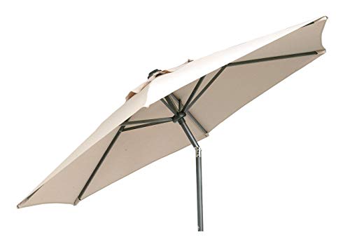 タカショー 日よけ アルミパラソル　チルト用替布 2.5ｍ ベージュ 【SHR-A25BCTN】 ガーデンパラソル 紫外線カットの通販は