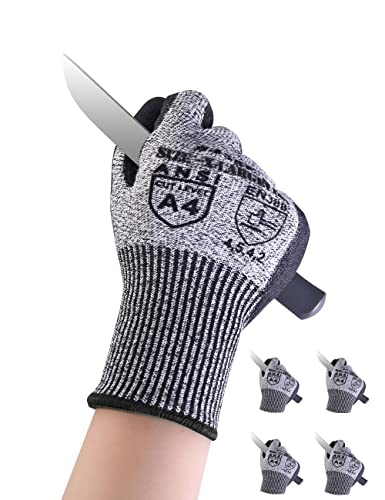 AovYoo 防刃手袋 耐切創手袋 切れない 軍手 防災作業 用 手袋 PUコーティングレベル5 滑り止め 安全保護の通販は 5,600円