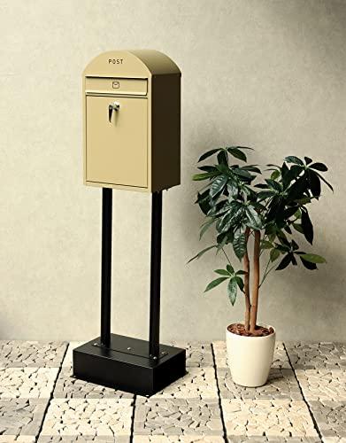 MOJYU スタンドポスト Geremia イエローベージュ/ブラック SDM-055