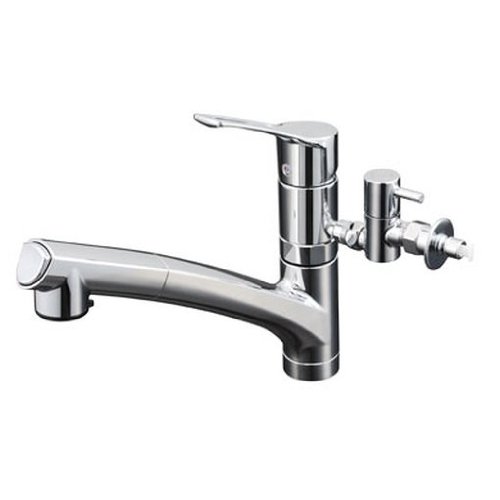 KVK 流し台用シングルレバー式シャワー付混合栓 KM5021TTUの通販は