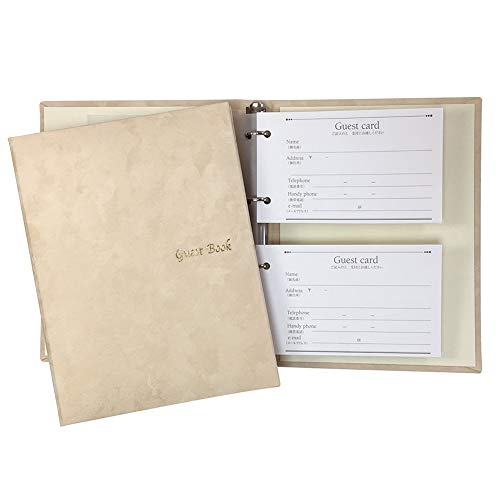 結婚式 芳名帳 ゲストブック 「ルナ」 カード式 カード60枚付の通販は 5,742円