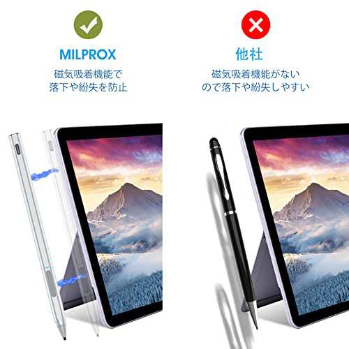 MILPROX Surface用タッチペン USB-C充電 Surface 3/ Surface Pro 3/4/5