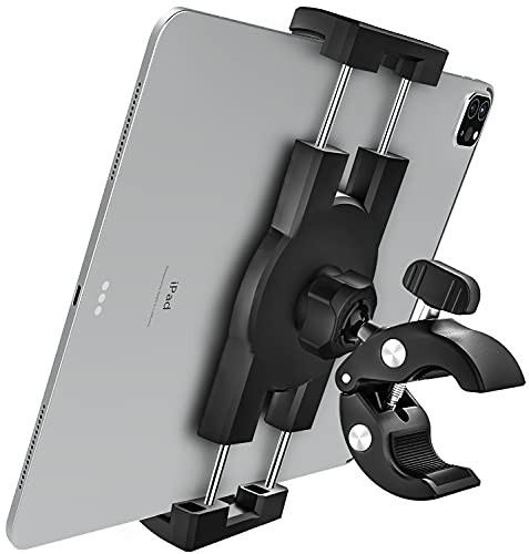 EXSHOW タブレットホルダー 滑り止めクリープ １/4ネジ付きブラケット iPad Air/iPad Pro/Tablet固定スタンド（9.5-14.5インチタブレット 