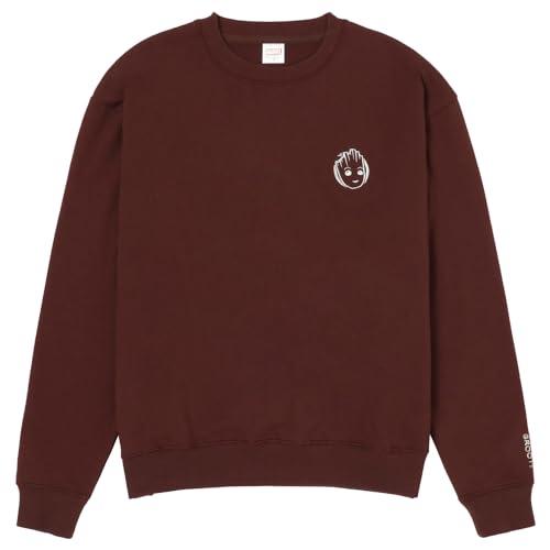 [スモール・プラネット] マーベル 刺しゅうスウェット ガーディアンズ・オブ・ギャラクシー フェイス フリーサイズ ワインレッドの通販は 6,474円