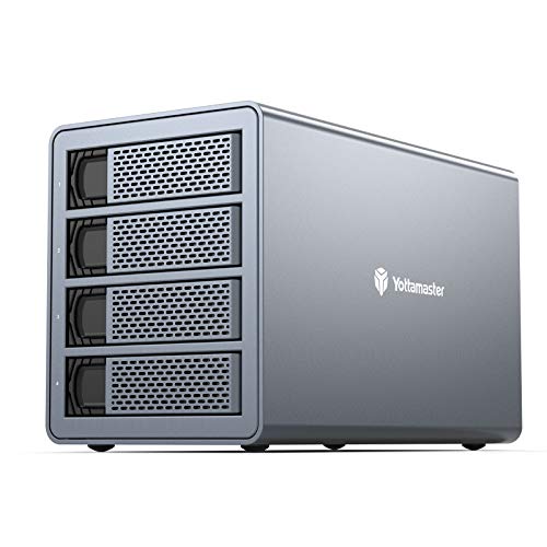 Yottamaster HDDケース 3.5インチ USB3.0接続 4Bay ハードディスクケース SATA3.0対応 18TB×4台搭載可能 中小企業向け 大容量 外付けハの通販は