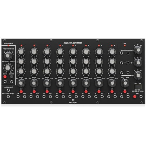 Behringer アナログシンセサイザー モジュラー ユーロラックモジュール ユーロラック対応 アナログシーケンサーモジュール SYSTEM55シリーズ 960 SEQUENTIAL CONTROLLER BLACK