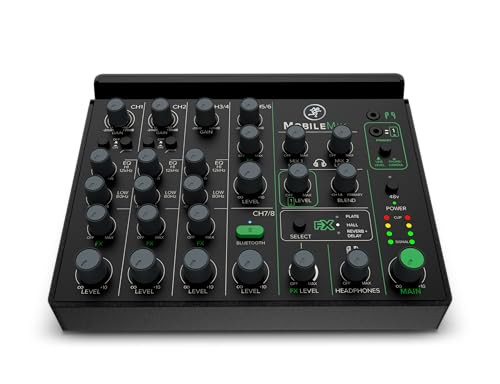 MACKIE マッキー 映像制作・ライブPA・ライブ配信 8チャンネル・USB電源駆動アナログオーディオミキサー MobileMix 国内正規品