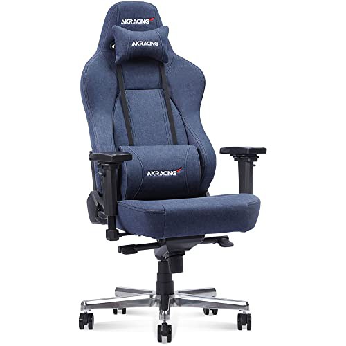 AKRacing オフィスチェア ゲーミングチェア Premium Denim 国産デニム素材採用 180度リクライニング 在宅 リモート