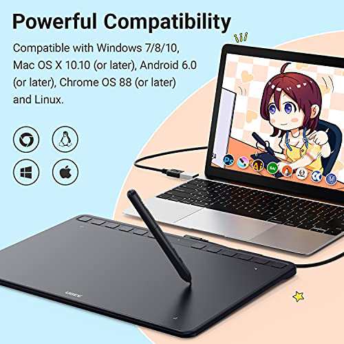 UGEE ペンタブ 10×6.27インチ S1060 ペンタブレット 板タブ