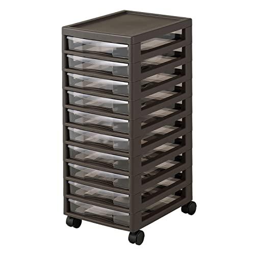 JEJ Aplos(アプロス) レターケースA4(浅型10段) ダークブラウン APA4-A10(DBR) 5,440円