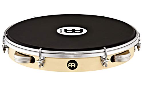 MEINL Percussion マイネル パンデイロ Shaker Pandeiro 合成ナパヘッド PAS10PW-NH (チューニングキー付属) 国内正規品