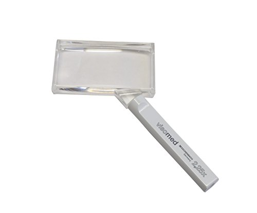 ESCHENBACH 手持ちルーペ ホワイトルーペ スクエアタイプ 約2倍 ドイツ製 2614-840の通販は