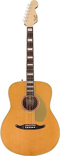 Fender フェンダー エレアコギター California Vintage Palomino with Case, Gold Pickguard, Aged Natural ハードケース付き