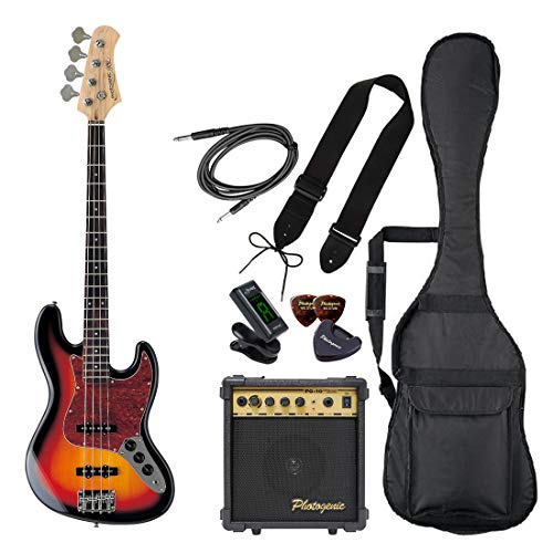 エレキベース PhotoGenic 初心者入門ライトセット JBタイプ JB-270LH/SB サンバースト 左利きモデル ソフトケース/シ PhotoGenic エレキベース 初心者入門ライトセット JBタイプ JB-240⁄SB