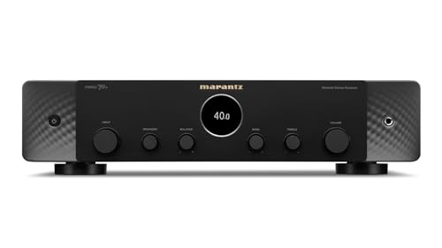 Marantz ネットワークレシーバー、HDMIセレクター搭載のHi-Fiステレオアンプ ブラック STEREO70s/FB