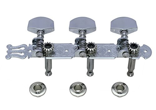 キクタニ 糸巻き ペグ スチール用三連 左右1セット GM-F クロムの通販は