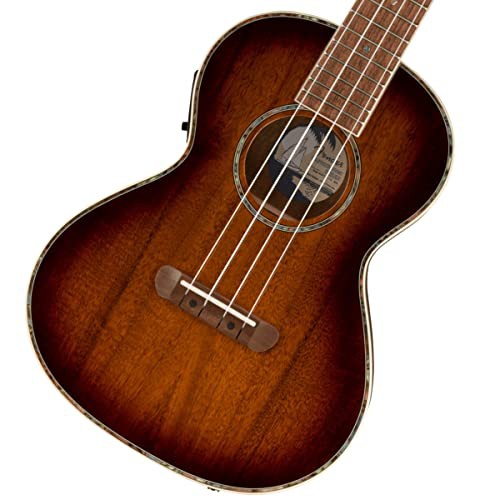 Fender フェンダー エレクトリックウクレレ Montecito Tenor Ukulele Walnut Fingerboard Shaded Edge Burst ソフトケース付き