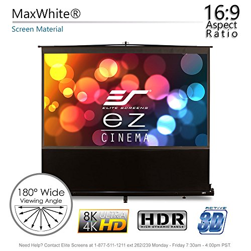 エリートスクリーン プロジェクタースクリーン EZシネマ 80インチ(16:9