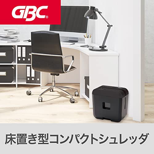 アコ・ブランズ・ジャパン GBC シュレッダー 家庭用 小型 オフィス 極小細断 マイクロクロスカット 最大細断枚数7枚 連続使用約5分 プラ