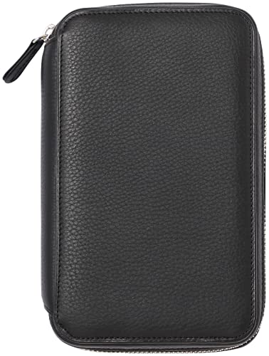 フランクリン・プランナー カーム・ソフトレザー・ファスナー・バインダー 20mm ブラック ポケットサイズ 65624の通販は