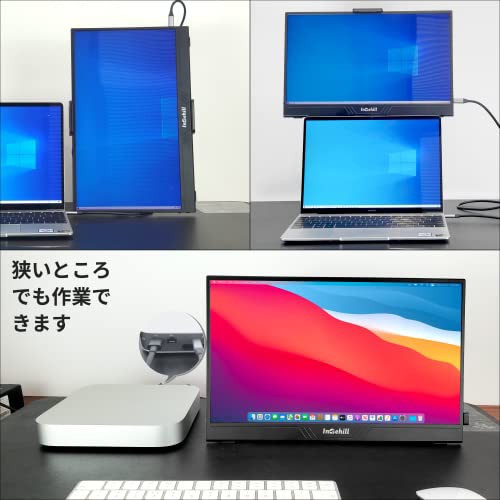 日本代理店正規品 Intehill モバイルモニター 15.6インチ QLED