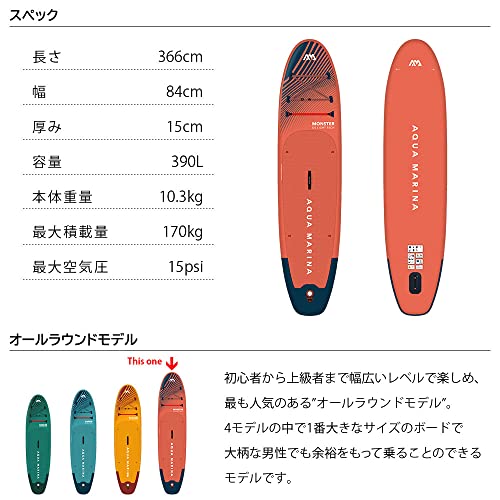 AQUAMARINA(アクアマリーナ) MONSTER モンスター SUP(スタンドアップパドルボード) BT-23MOPの通販は AQUAMARINA(アクアマリーナ) MONSTER モンスター SUP(スタンドアップパドルボード) BT-23MOPの通販は