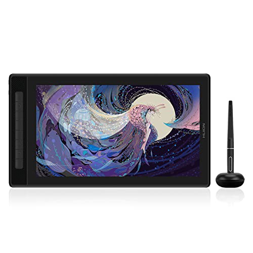 HUION 液タブ 液晶ペンタブレット Kamvas Pro 16（2.5K）15.8インチ QHD sRGB 145% 高い解像度と綺麗な発色 改良後のペンPW517 専用スタ