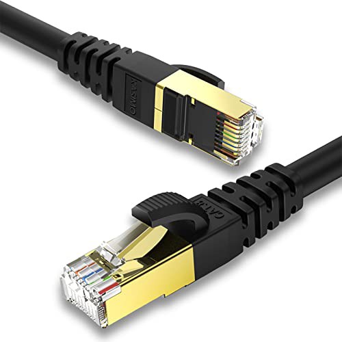 15M KASIMO LANケーブル CAT8 超高速 ギガビット 40Gbps 2000MHz 防犯カメラ用 poe給電 有線lanケーブル難燃 耐磨 26AWG SFTP 二重シールド 金メッRJ45コネクタ イーサネットケーブル パの通販は 6,375円