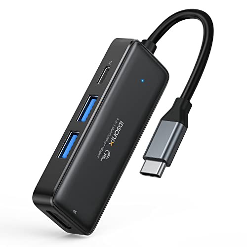 USB C ハブ 4-in-1 iDsonix USB Type-C HDMI 4K 変換 アダプタ 増設