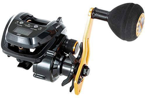 AbuGarcia (アブガルシア) MAX DLC PーL 大画面 デジタルラインカウンター 左巻き パワーハンドルモデルの通販は