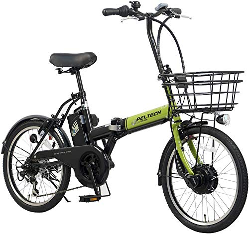 新品 電動アシスト自転車 PELTECH TDN-208L (ライムグリーン) Amazon | PELTECH(ペルテック) 折り畳み電動アシスト自転車 20