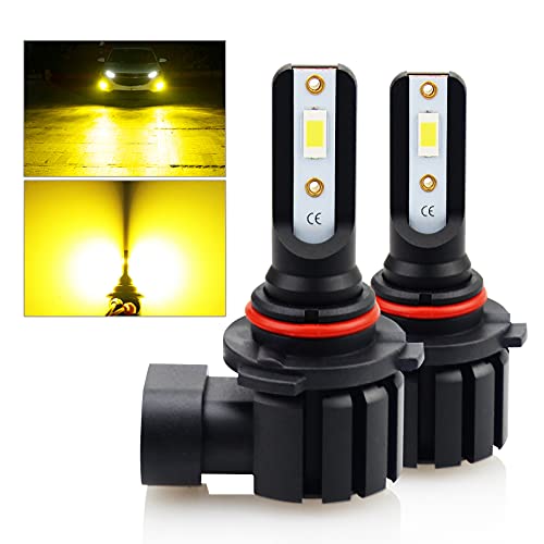 BLUESEATEC フォグランプ LED HB4 LEDヘッドライト黄色 爆光 9006 LEDバルブ 3000K 12000LM 40W キャンセラー内蔵 車検対応 正規日本製CSP社製チップ 全方向拡散 超強化定電流回路 12V/2の通販は