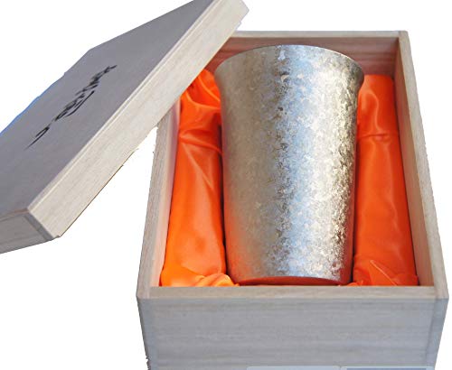 HORIE(ホリエ) 燕三条 チタン2重タンブラー 窯創り 広口 300cc シルバー 日本製 保温・保冷 桐箱付き T13KMS300 19,800円