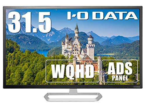 アイ・オー・データ IODATA モニター 31.5インチ WQHD ADSパネル 非光沢 (HDMI×3/DisplayPort×1/スピーカー付/3年/土日サポート/日本メ