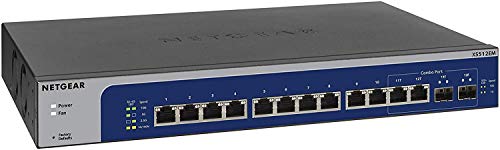 正規品 ネットギア NETGEAR スイッチングハブ 12ポート 10G / 5G / 2.5G / 1G (10G SFP+x2) 金属筐体 リミテッドライフタイムハードウェア アンマネージプラス XS512EM-100AJSの通販は